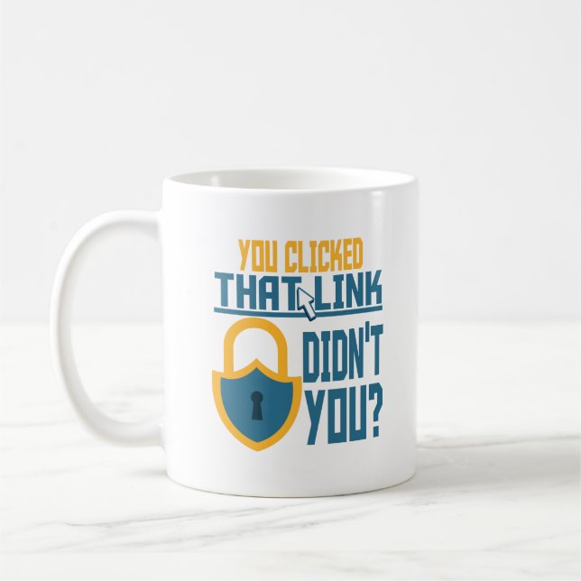 Funny Cyber Security Gift Computer Hacker Tech Kaffeetasse (Links)
