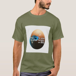 Funny Cyberpunk Egg Meme T - Shirt | "Gehirn auf 5