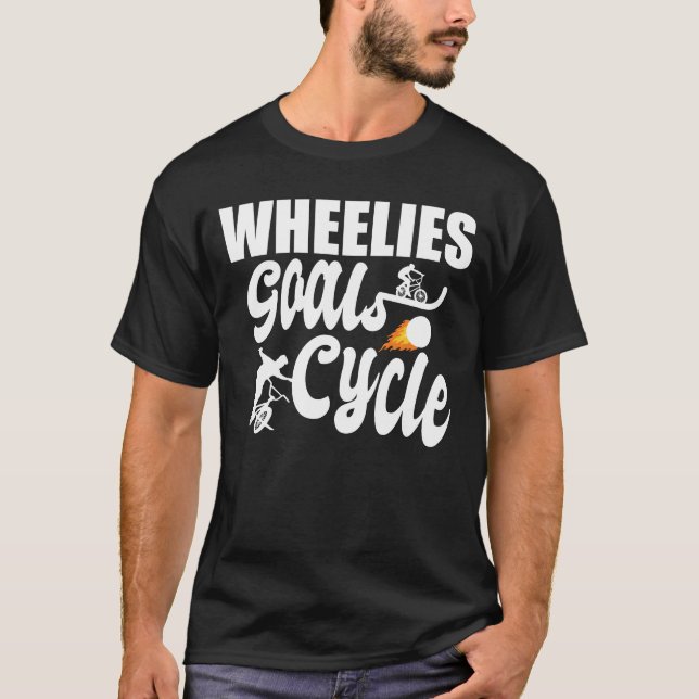 Funny Cycle Ball  T-Shirt (Vorderseite)
