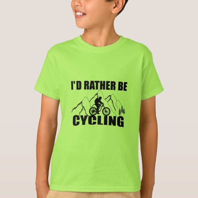 Funny Cycle Zitat T-Shirt (Vorderseite)