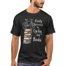 Funny Cycling and Books Lover Zitat