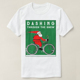 Funny Cycling Cyclist Weihnachten T-Shirt