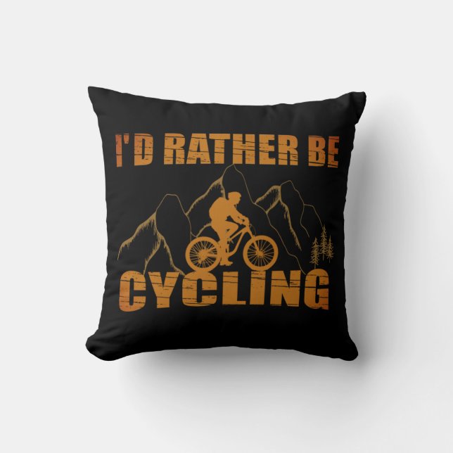 Funny Cycling Quotes Kissen (Vorderseite)