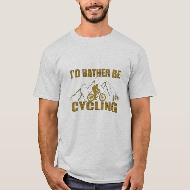 Funny Cycling Quotes T-Shirt (Vorderseite)