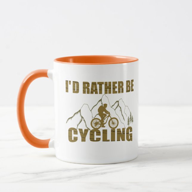 Funny Cycling Quotes Tasse (Links)
