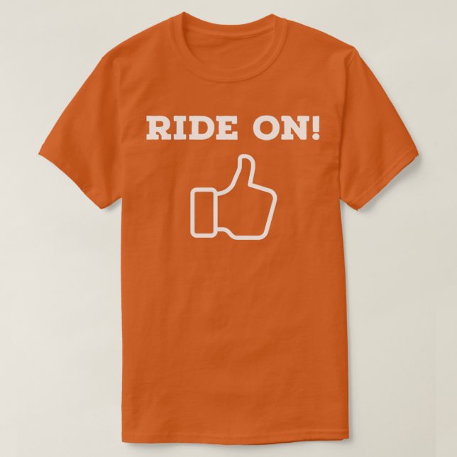 Funny Cycling Ride T-Shirt (Design vorne)