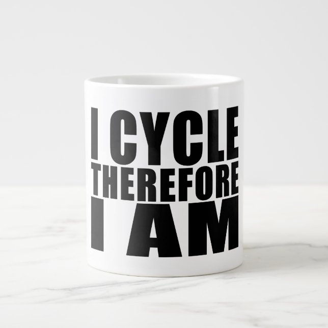 Funny Cyclists Zitate Jokes: I Zyklus Jumbo-Tasse (Vorderseite)