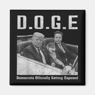 Funny D.o.g.e Doge Demokraten offiziell bekommen E Magnet