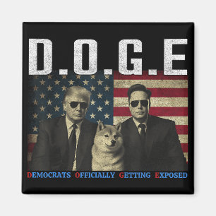 Funny D.o.g.e Doge Demokraten offiziell bekommen E Magnet