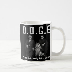 Funny D.o.g.e Doge Demokraten offiziell bekommen Kaffeetasse