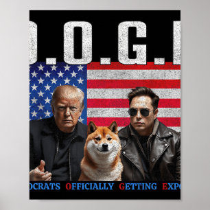 Funny D.o.g.e Doge Demokraten offiziell bekommen Poster