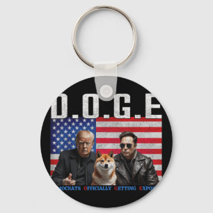 Funny D.o.g.e Doge Demokraten offiziell bekommen Schlüsselanhänger