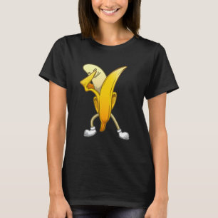 Funny Dabbing Banana for Kids Boys Girls Cool Danc T-Shirt