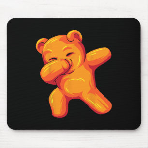 Funny Dabbing Gummy Bären tanzen Gummy Bären Birth Mousepad