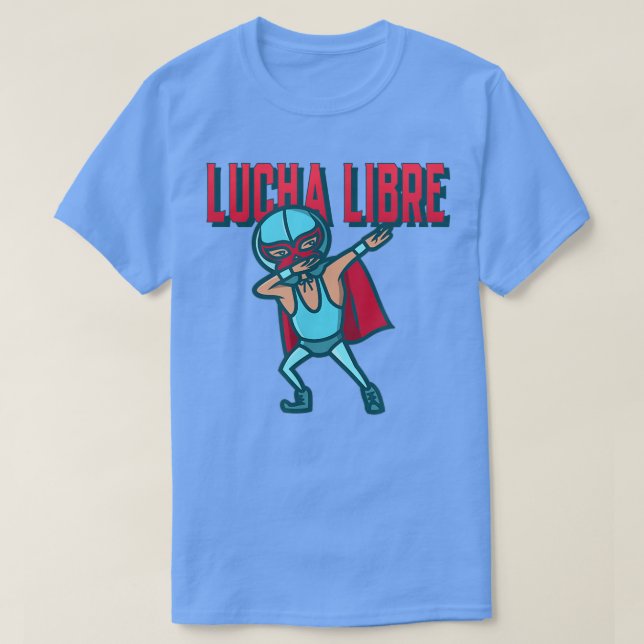 Funny Dabbing Meican Wrestler Luchador Luchador Li T-Shirt (Design vorne)