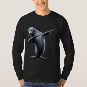 Funny Dabbing Siegel Lover Dab Safari Ocean Zoo Be T-Shirt