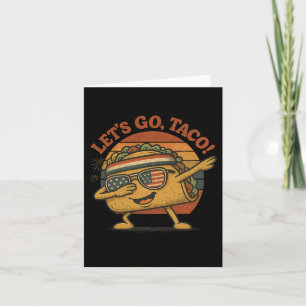 Funny Dabbing Taco Let's Go Taco 4. Juli Männer W Karte