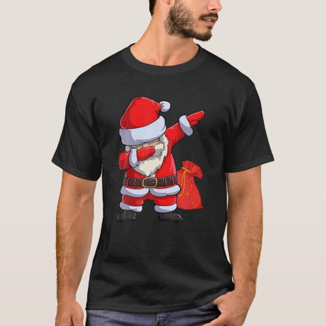 Funny Dabbing Weihnachts Dab Tanz Geschenk für K T-Shirt (Vorderseite)
