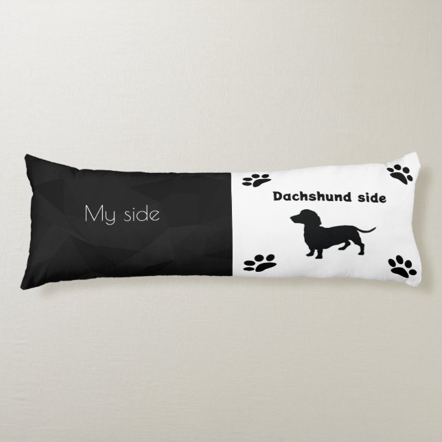 Funny Dackel Body Pillow Seitenschläferkissen (Vorderseite)