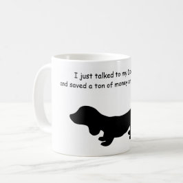 Funny Dackel Car Insurance Spaß Kaffee Tasse