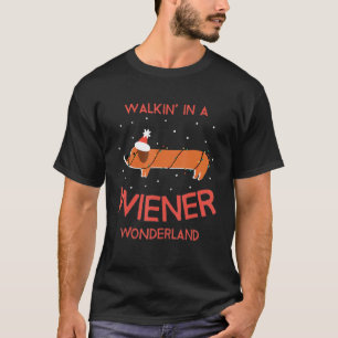 Funny Dackel Christmas Lights Tangled Dog Lover T-Shirt