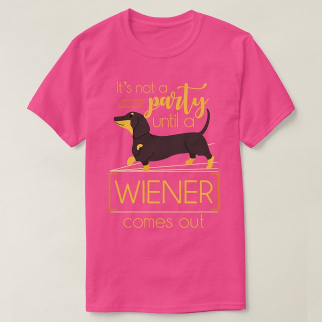 Funny Dackel Dog Dackel T-Shirt (Design vorne)