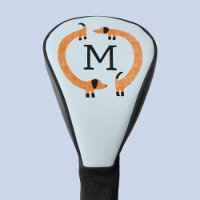 Funny Dackel Dog Monogramm