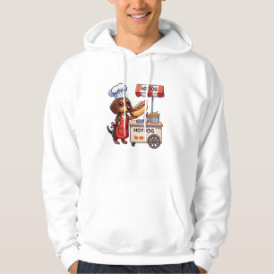 Funny Dackel Dog Weiner Sausage Hotdog Sandwich Hoodie