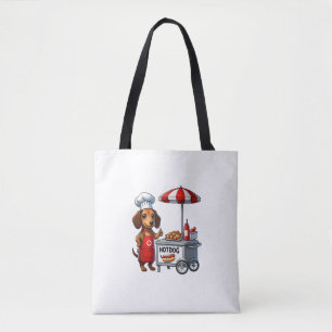 Funny Dackel Dog Weiner Sausage Hotdog Sandwich Tasche