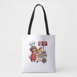 Funny Dackel Dog Weiner Sausage Hotdog Sandwich Tasche