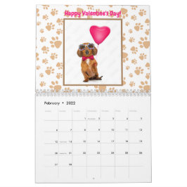 Funny Dackel Fotos Benutzerdefinierter Text Niedli Kalender