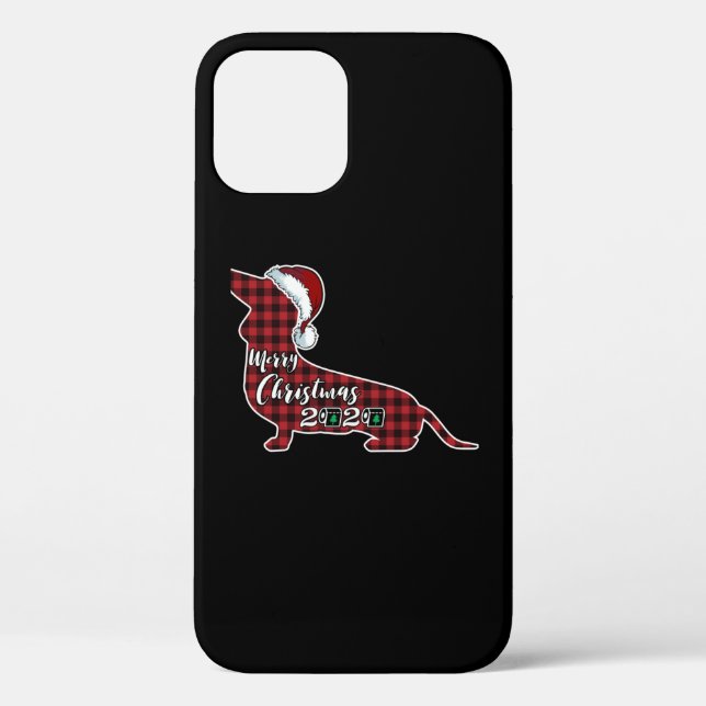 Funny Dackel Hund Weihnachten Case-Mate iPhone Hülle (Rückseite)