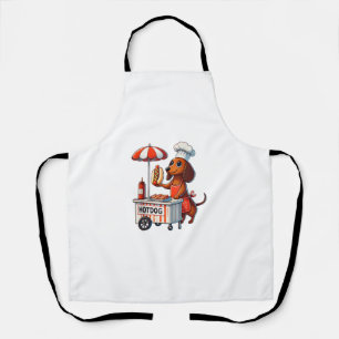 Funny Dackel Hund Würstchen Wurst Hotdog Sandwich Schürze