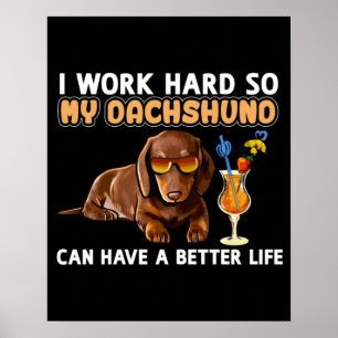 Funny Dackel Lover Poster