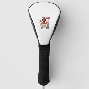 Funny Dackel Sausage Dog Würstchen Hotdog Sandwich Golf Headcover