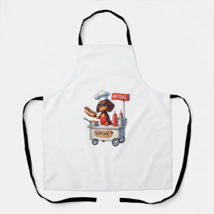 Funny Dackel Sausage Dog Würstchen Hotdog Sandwich Schürze