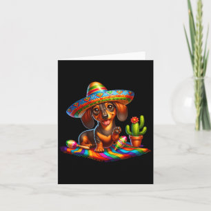 Funny Dackel Sprichwort Hi Cinco De Mayo Sombrero  Karte