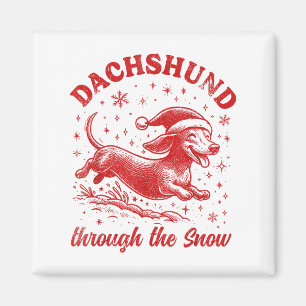 Funny Dackel Weihnachten Dackel Hund Niedliche Dac Magnet