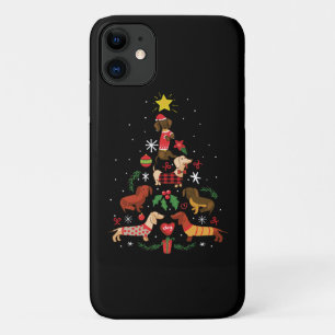 Funny Dackel Weihnachtsbaum Case-Mate iPhone Hülle