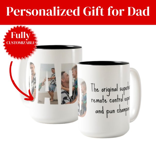 Funny Dad Mug – Original Superhero & Pun Champion (Funny Dad Mug – Original Superhero & Pun Champion)