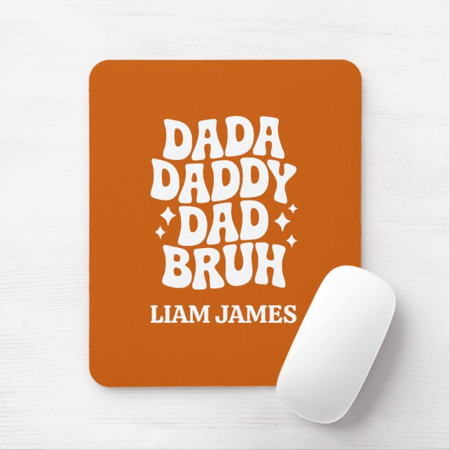 Funny Dada Daddy Vater Bruh Fathers Tagesgeschenk  Mousepad (Mit Mouse)