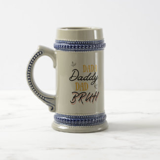 Funny Dada Daddy Vater Bruh Phantastisch Vatertag Bierglas