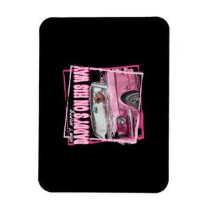 Funny Daddys Zuhause Trump Pink 2024 Nimm America Magnet