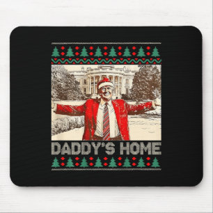 Funny Daddy's Zuhause Trump Ugly Weihnachten Weihn Mousepad