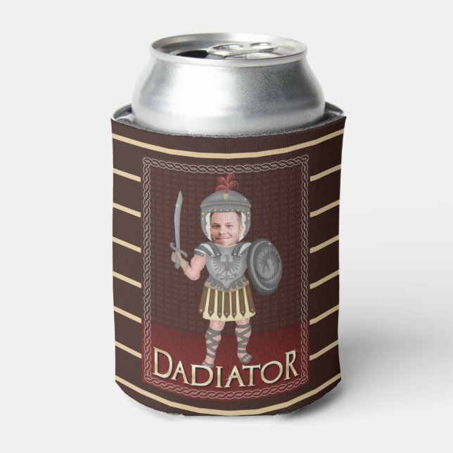 Funny Dadiator Vatertag | Foto für kundenspezifisc Dosenkühler (Kanne Vorderseite)