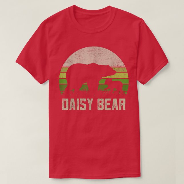 Funny Daisy Shirts von Grandkid, Cub Großmutter (Design vorne)