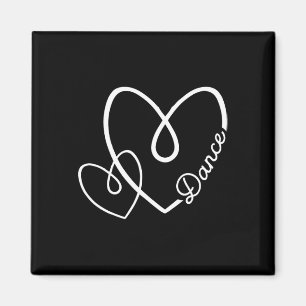 Funny Dance Heart Liebe tanzen Lover Valentine's D Magnet