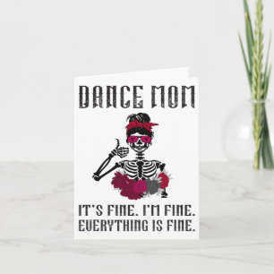 Funny Dance Mama tanzt Mutter einer Tänzerin Mama Karte