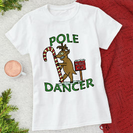 Funny Dancer Christmas Rentier Pub T-Shirt