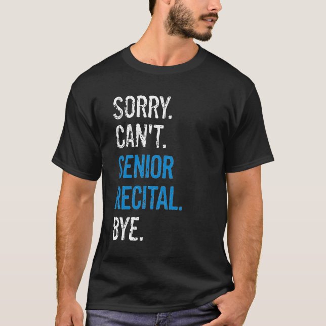 Funny Dancer Senior Graduate Dancer Erwägungsgrund T-Shirt (Vorderseite)